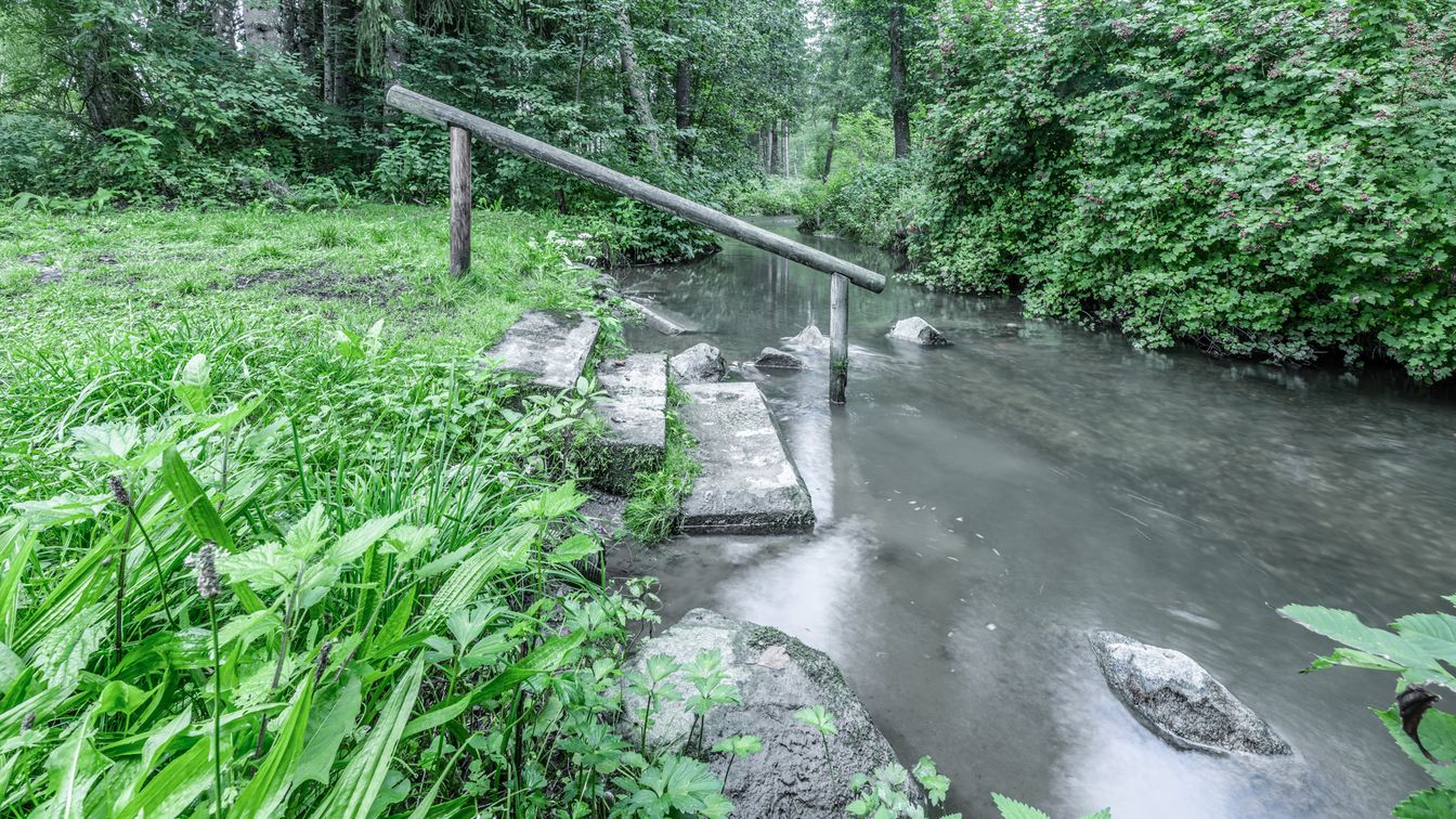 Kneippanlage Bewegungsinsel am Kneipp Waldweg